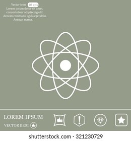 Pictograph of atom