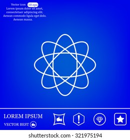 Pictograph of atom