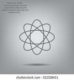 Pictograph of atom