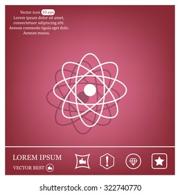 Pictograph of atom