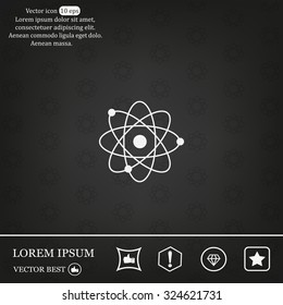 Pictograph of atom
