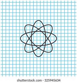 Pictograph of atom