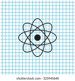 Pictograph of atom
