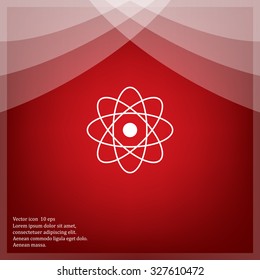 Pictograph of atom
