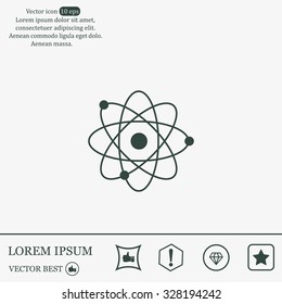 Pictograph of atom