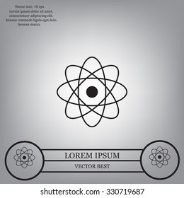 Pictograph of atom