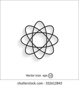 Pictograph of atom
