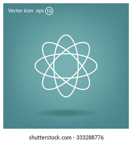 Pictograph of atom