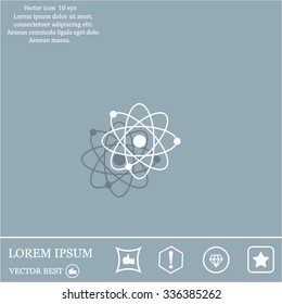 Pictograph of atom