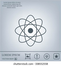 Pictograph of atom