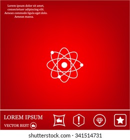 Pictograph of atom