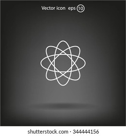 Pictograph of atom
