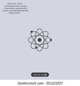 Pictograph of atom