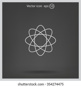Pictograph of atom
