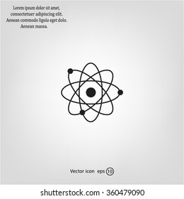 Pictograph of atom
