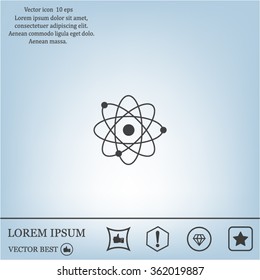 Pictograph of atom