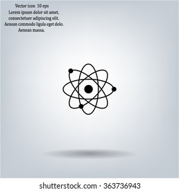 Pictograph of atom