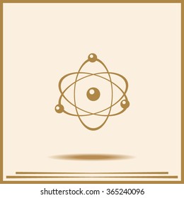Pictograph of atom