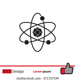 Pictograph of atom