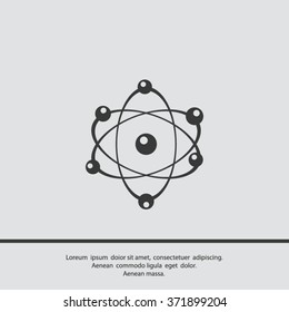Pictograph of atom