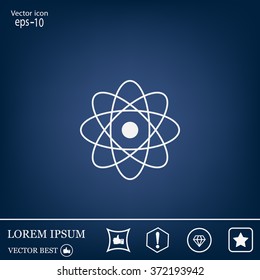 Pictograph of atom