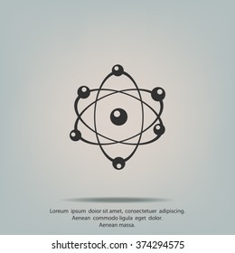 Pictograph of atom