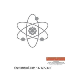 Pictograph of atom
