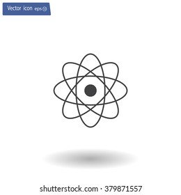 Pictograph of atom