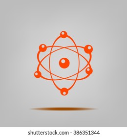 Pictograph of atom