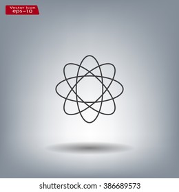 Pictograph of atom