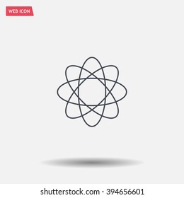 Pictograph of atom