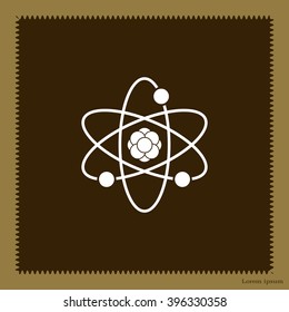 Pictograph of atom