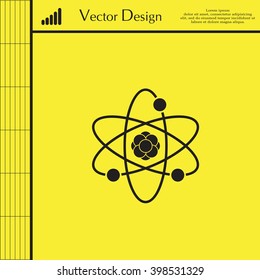 Pictograph of atom