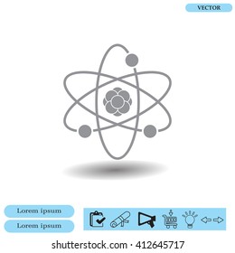Pictograph of atom