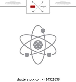 Pictograph of atom