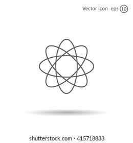 Pictograph of atom