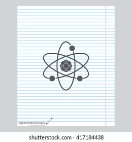 Pictograph of atom