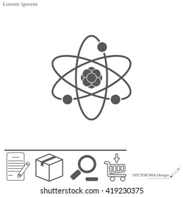 Pictograph of atom