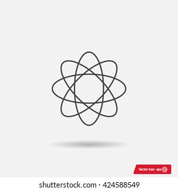 Pictograph of atom