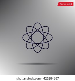 Pictograph of atom