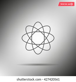 Pictograph of atom