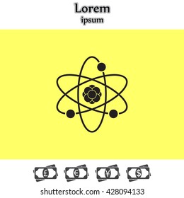 Pictograph of atom