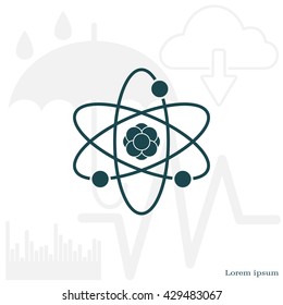 Pictograph of atom