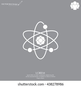 Pictograph of atom
