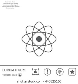 Pictograph of atom