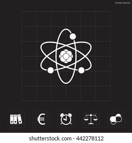 Pictograph of atom