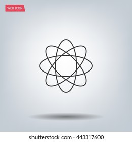 Pictograph of atom