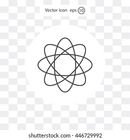 Pictograph of atom
