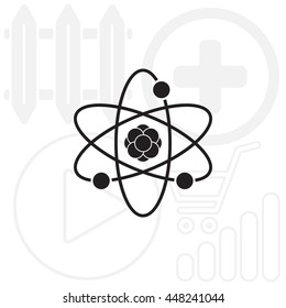 Pictograph of atom