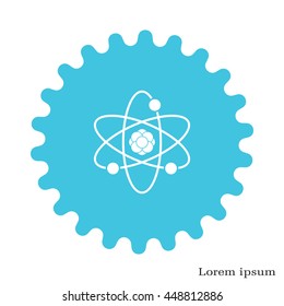 Pictograph of atom